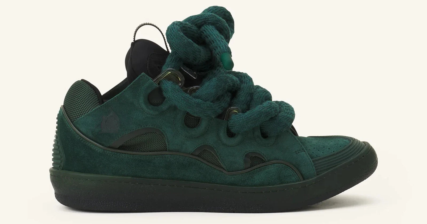 CURB SNAKE SNEAKERS IN LEATHER