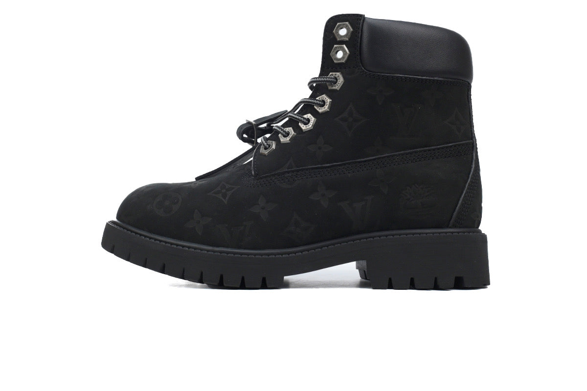 Louis Vuitton x Timberland 6" Ankle Boot "Black Monogram"