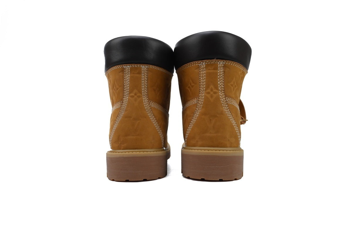 Louis Vuitton x Timberland 6" Ankle Boot "Wheat Monogram"