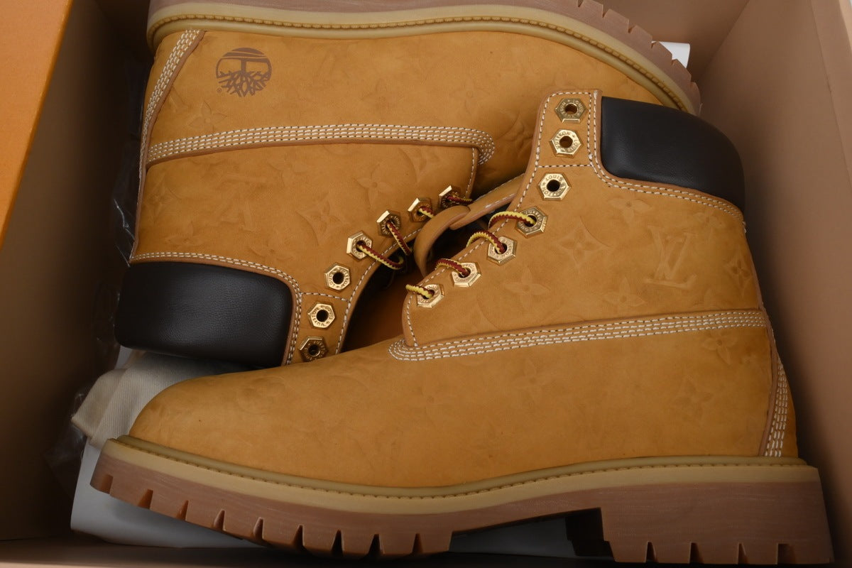 Louis Vuitton x Timberland 6" Ankle Boot "Wheat Monogram"
