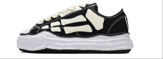 Maison mihara yasuhiro x AMIRI skel-Top Low Black AMFOSR1076-001