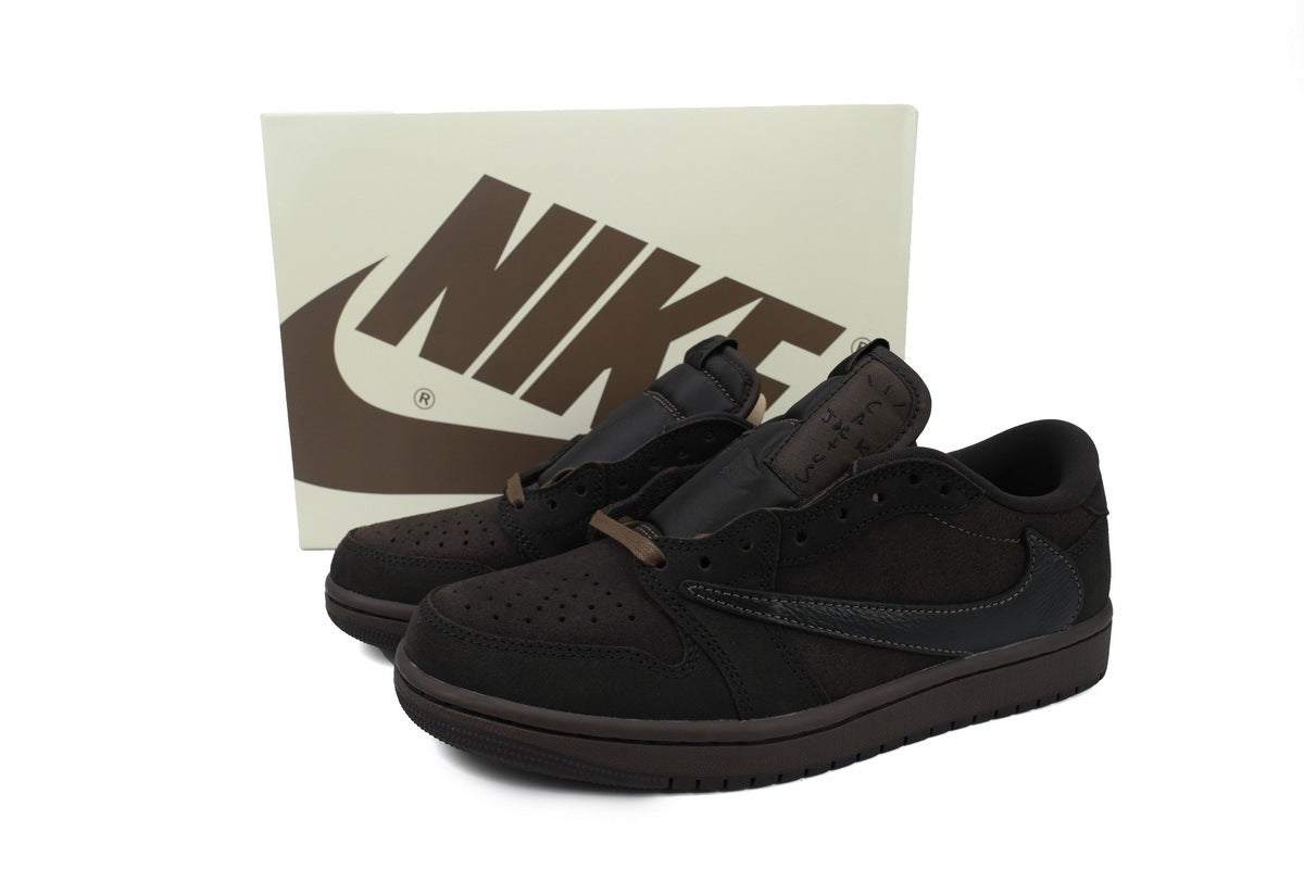 Travis Scott x Air Jordan 1 low OG sp velvet Brown DM7866-202